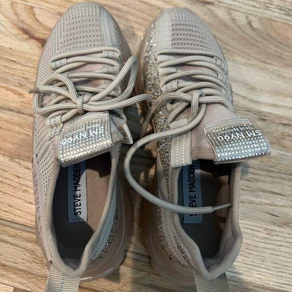 Steve Madden Rhinestone Embellished Trainers - Picture 3 of 6